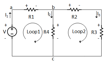 Kirchhoff's Voltage Law KVL Example