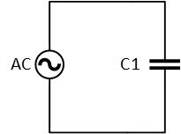 Capacitor in AC circuit