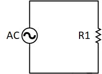 Resistor in ac circuit