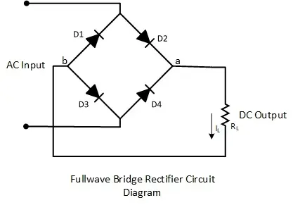 full wave rectifier circuit diagram