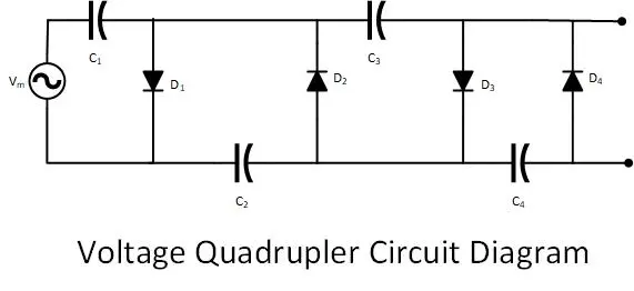 voltage quadrupler
