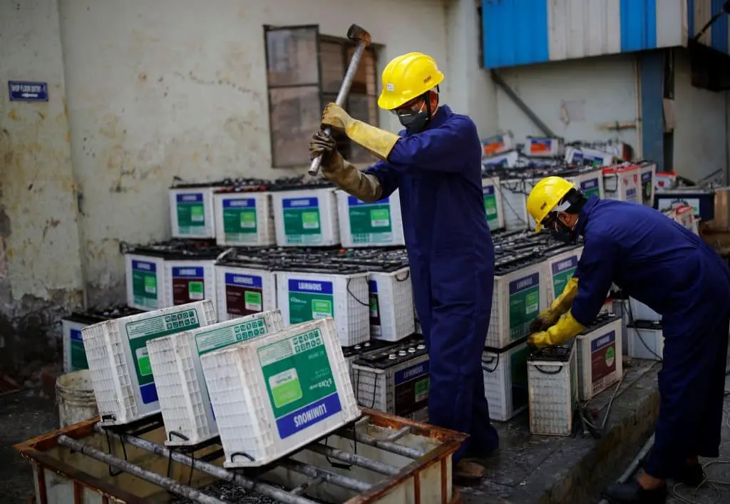 Recycling of Lead acid batteries
