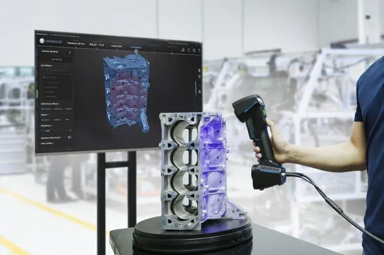 3d Scanning of Engine