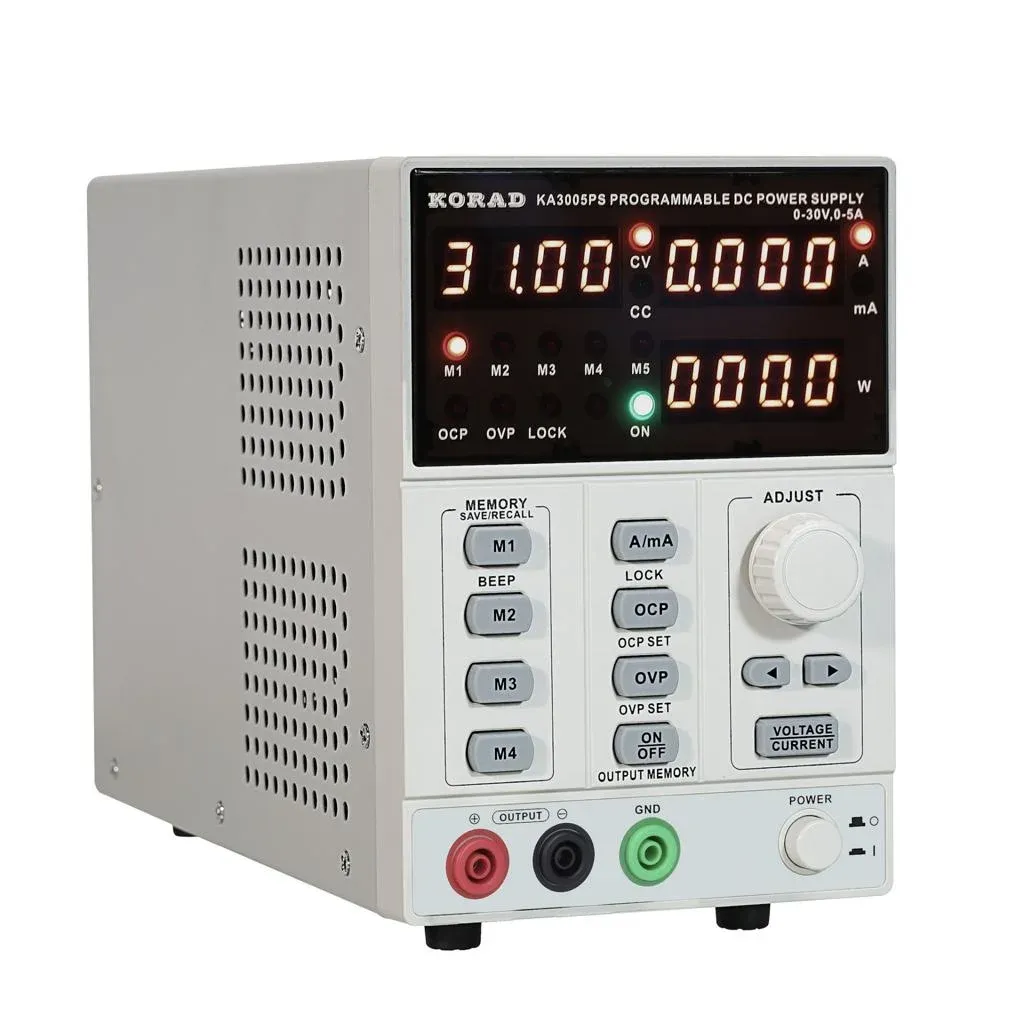 Korad KA3005PS: what are the best digital linear bench power supplies